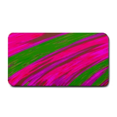 Swish Bright Pink Green Design Medium Bar Mats by BrightVibesDesign