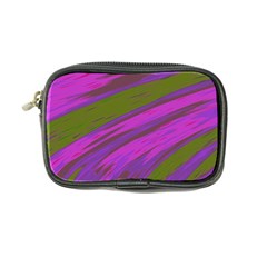 Swish Purple Green Coin Purse by BrightVibesDesign