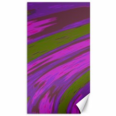 Swish Purple Green Canvas 40  X 72   by BrightVibesDesign