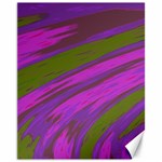 Swish Purple Green Canvas 11  x 14   10.95 x13.48  Canvas - 1