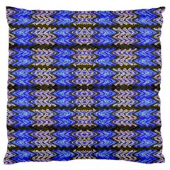 Pattern Tile Blue White Green Standard Flano Cushion Case (two Sides) by BrightVibesDesign