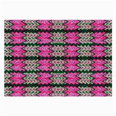 Pattern Tile Pink Green White Large Glasses Cloth by BrightVibesDesign