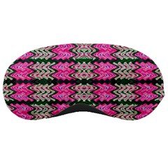 Pattern Tile Pink Green White Sleeping Masks by BrightVibesDesign