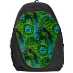 Emerald Boho Abstract Backpack Bag Front