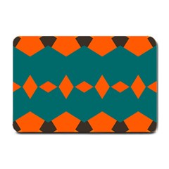 Rhombus And Other Shapes                                                                      			small Doormat by LalyLauraFLM