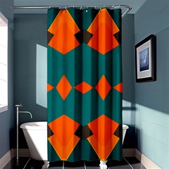 Rhombus And Other Shapes                                                                      	shower Curtain 36  X 72  by LalyLauraFLM