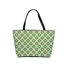 Crisscross Pastel Green Beige Shoulder Handbags