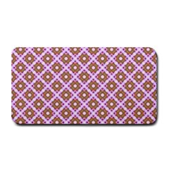 Crisscross Pastel Pink Yellow Medium Bar Mats by BrightVibesDesign