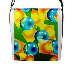 Colors Of Brazil Flap Closure Messenger Bag (l) by LetsDanceHaveFun