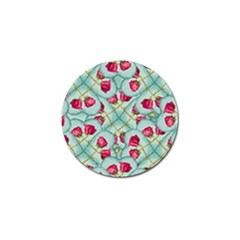 Love Motif Pattern Print Golf Ball Marker (4 Pack) by dflcprints