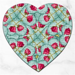 Love Motif Pattern Print Jigsaw Puzzle (heart) by dflcprints