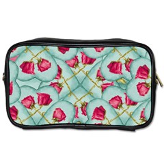 Love Motif Pattern Print Toiletries Bags 2-side by dflcprints