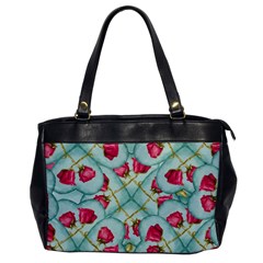 Love Motif Pattern Print Office Handbags by dflcprints