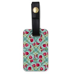 Love Motif Pattern Print Luggage Tags (one Side)  by dflcprints