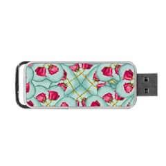 Love Motif Pattern Print Portable Usb Flash (one Side) by dflcprints