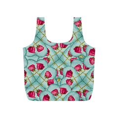 Love Motif Pattern Print Full Print Recycle Bags (s)  by dflcprints