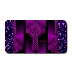 Purple Celtic Cross Medium Bar Mats by morbidcouture