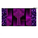 Purple Celtic Cross Pencil Cases Back