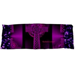 Purple Celtic Cross Body Pillow Case Dakimakura (two Sides) by morbidcouture