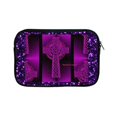 Purple Celtic Cross Apple Ipad Mini Zipper Cases by morbidcouture