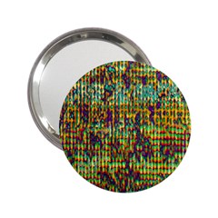 Multicolored Digital Grunge Print 2 25  Handbag Mirrors by dflcprints