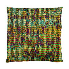 Multicolored Digital Grunge Print Standard Cushion Case (one Side) by dflcprints