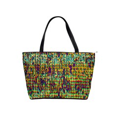 Multicolored Digital Grunge Print Shoulder Handbags by dflcprints