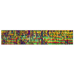 Multicolored Digital Grunge Print Flano Scarf (small)  by dflcprints