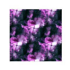 Celestial Purple  Small Satin Scarf (square) by KirstenStar