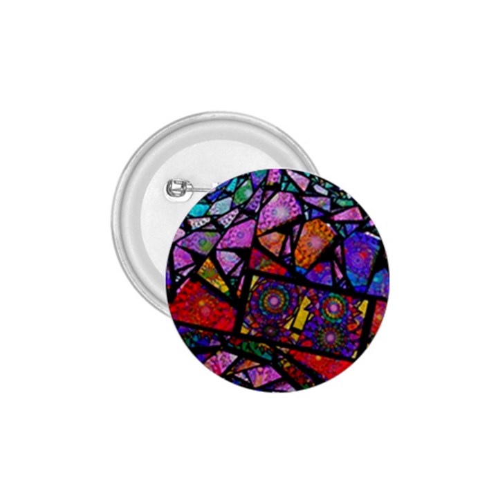 Fractal Stained Glass 1.75  Buttons