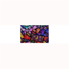 Fractal Stained Glass Large Bar Mats by WolfepawFractals