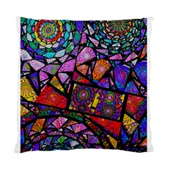 Fractal Stained Glass Standard Cushion Case (two Sides) by WolfepawFractals