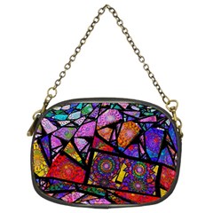 Fractal Stained Glass Chain Purses (two Sides)  by WolfepawFractals