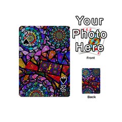 Fractal Stained Glass Playing Cards 54 (mini)  by WolfepawFractals