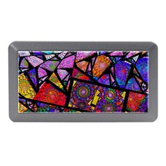 Fractal Stained Glass Memory Card Reader (mini) by WolfepawFractals