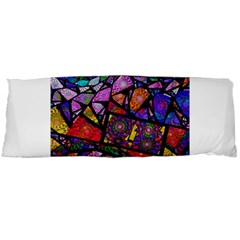 Fractal Stained Glass Body Pillow Case (dakimakura) by WolfepawFractals