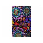 Fractal Stained Glass Double Sided Flano Blanket (Large)  80 x60  Blanket Front