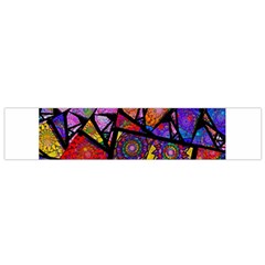 Fractal Stained Glass Flano Scarf (small) by WolfepawFractals