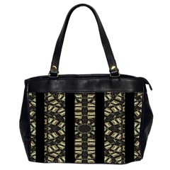 Vertical Stripes Tribal Print Office Handbags (2 Sides)  by dflcprints