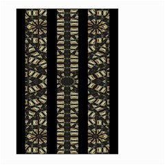 Vertical Stripes Tribal Print Large Garden Flag (two Sides) by dflcprints