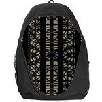 Vertical Stripes Tribal Print Backpack Bag Front