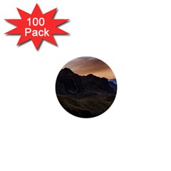 Sunset Scane At Cajas National Park In Cuenca Ecuador 1  Mini Buttons (100 Pack)  by dflcprints