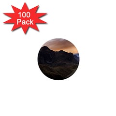 Sunset Scane At Cajas National Park In Cuenca Ecuador 1  Mini Magnets (100 Pack)  by dflcprints