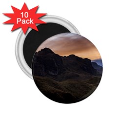 Sunset Scane At Cajas National Park In Cuenca Ecuador 2 25  Magnets (10 Pack)  by dflcprints