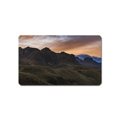 Sunset Scane At Cajas National Park In Cuenca Ecuador Magnet (name Card) by dflcprints