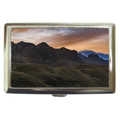 Sunset Scane At Cajas National Park In Cuenca Ecuador Cigarette Money Cases by dflcprints