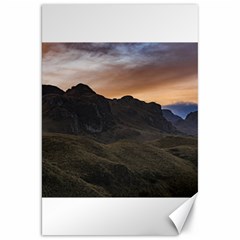 Sunset Scane At Cajas National Park In Cuenca Ecuador Canvas 20  X 30   by dflcprints