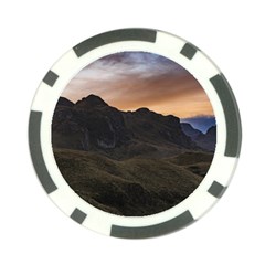 Sunset Scane At Cajas National Park In Cuenca Ecuador Poker Chip Card Guards by dflcprints