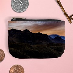 Sunset Scane At Cajas National Park In Cuenca Ecuador Mini Coin Purses by dflcprints