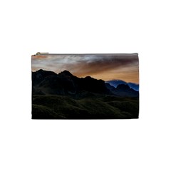 Sunset Scane At Cajas National Park In Cuenca Ecuador Cosmetic Bag (small)  by dflcprints